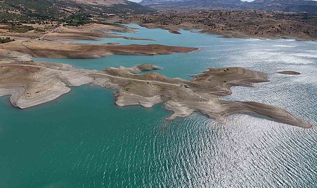 "Diyarbakır'ın Maldivleri" havadan görüntülendi
