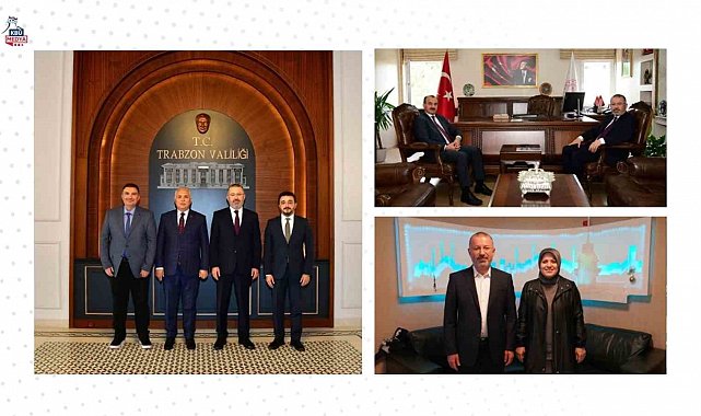 Rektör Kırışık, Trabzon'da Sosyalfest 2025 için görüşmeler gerçekleştirdi