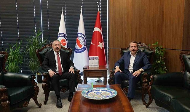 Rektör Kırışık'tan Memur-Sen Genel Başkanı'na ziyaret