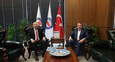 Rektör Kırışık'tan Memur-Sen Genel Başkanı'na ziyaret