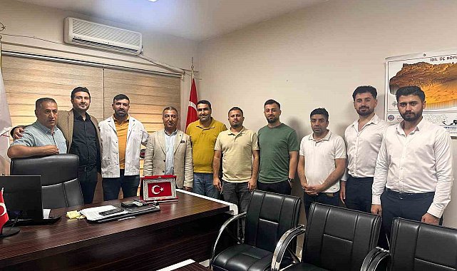 Sağlık-Sen Başkanı Anmal, İdil İlçe Sağlık Müdürüne birinci basamak sağlık hizmeti sorunlarını iletti