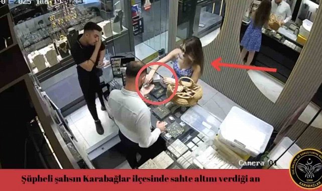 Sahte altın şebekesi İzmir polisine yakalandı