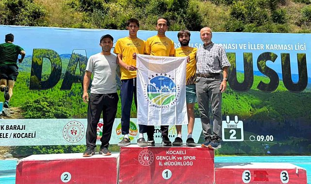 Sakarya ekibi Kocaeli'den dereceyle döndü