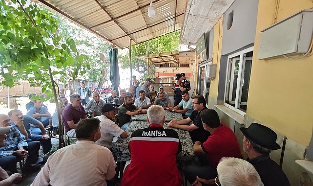 Salihli Kaymakamı Güldoğan, yangından etkilenen 2 mahalleyi ziyaret etti