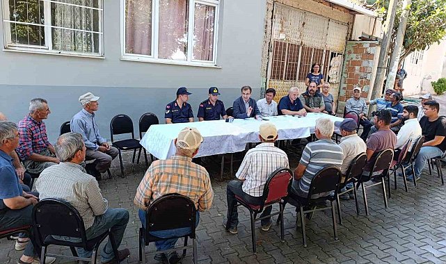 Salihli'de yangın alarmı