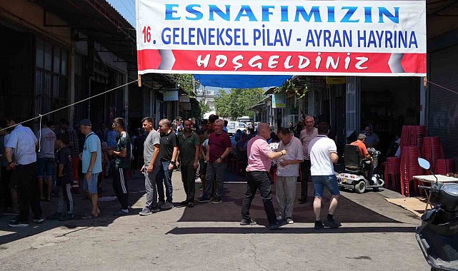 Sanayi esnaflarından 16. geleneksel hayır yemeği