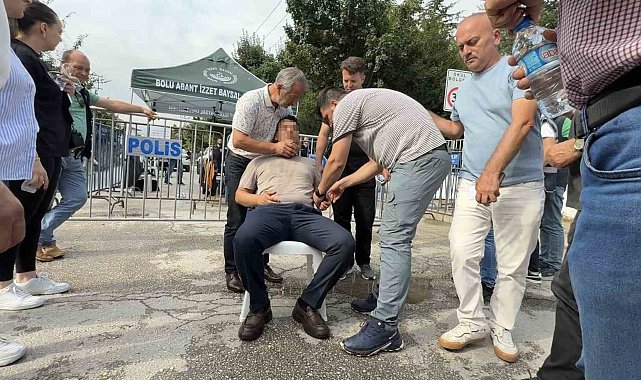 Sanık kürsüsünde bayılan itfaiye erinin kardeşi, duruşma salonunun dışında fenalık geçirdi