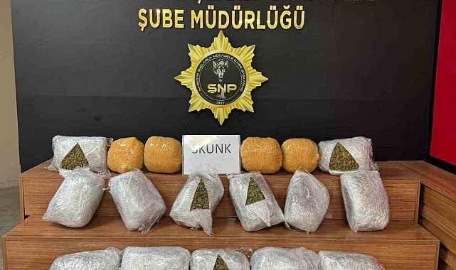 Şanlıurfa'da 25 kilogram uyuşturucu ele geçirildi