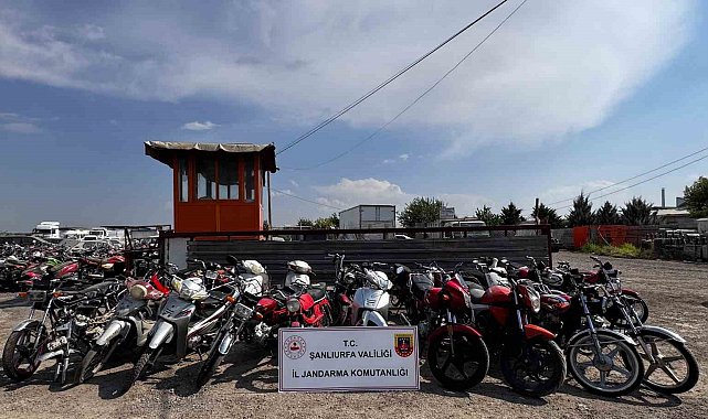 Şanlıurfa'da motosiklet hırsızlığı operasyonu: 7 gözaltı