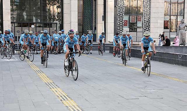 Şehit Ömer Halisdemir Bisiklet Turu kapsamında Kütahya'ya anlamlı ziyaret