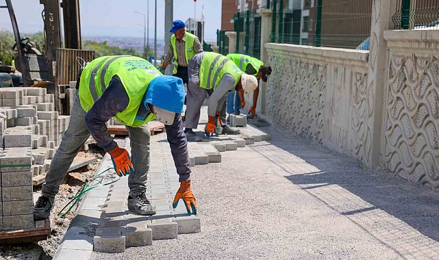 Selçuklu Belediyesi, mahallelere değer katan dokunuşlara devam ediyor