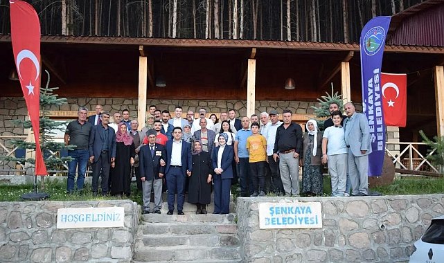 Şenkaya'da şehit aileleri ve gaziler onuruna anlamlı buluşma