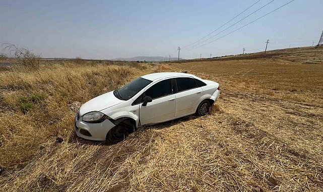Siirt'te lastiği patlayan araç kaza yaptı: 1 yaralı
