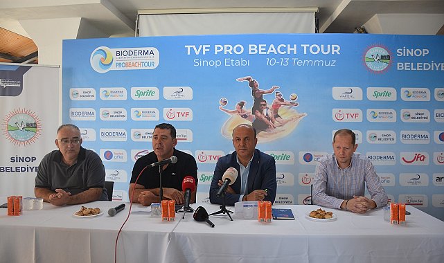 Sinop'ta 7. Uluslararası Pro Beach Voleybol Turnuvası yapılacak