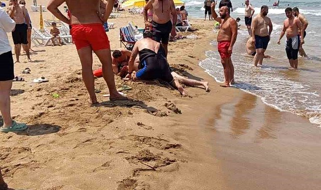 Sinop'ta bir kişi boğulma tehlikesi geçirdi