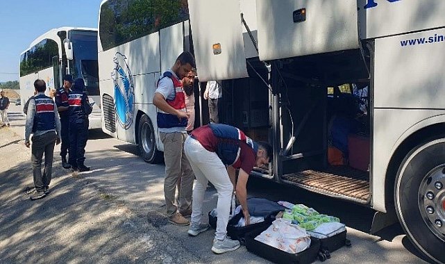 Sinop'ta düzensiz göçmen denetimi