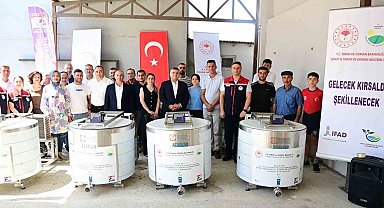 Sinop'ta süt üreticilerine destek