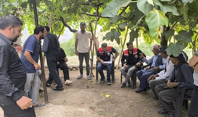 Şırnak'ta hayvan hastalıkları ve devlet destekli projeler hakkında vatandaşlar bilgilendirildi