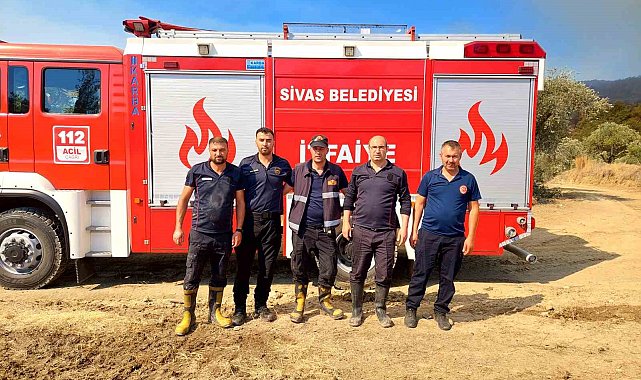 Sivas itfaiyesinden Hatay'a yardım eli