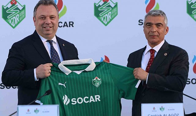 SOCAR Türkiye'nin Iğdır Futbol Kulübü forma sponsorluğu 1 yıl daha uzatıldı