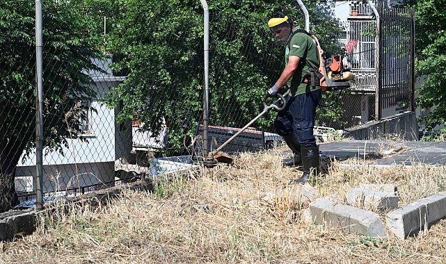 Su depolarının çevresinde yangın riskine karşı temizlik