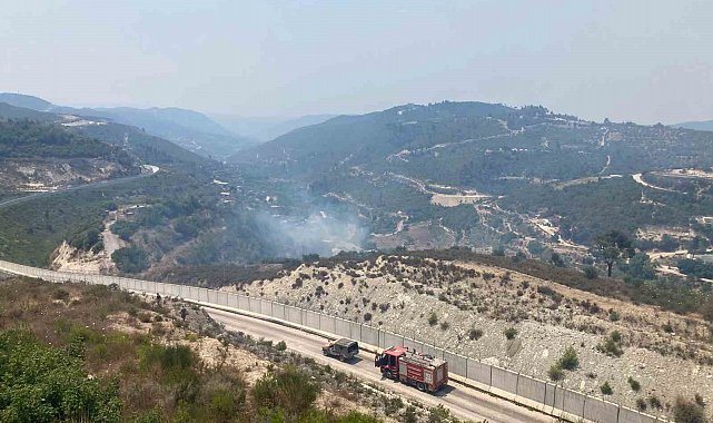 Suriye sınırında yangın teyakkuzu