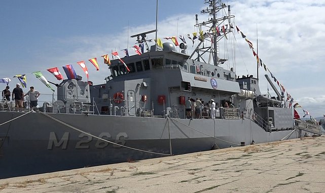 TCG Amasra gemisi İğneada'da vatandaşların ziyaretine açıldı