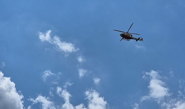 Tekirdağ'da denizde kaybolan çocuk için helikopter destekli arama çalışması