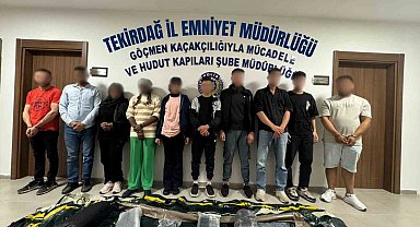 Tekirdağ'da göçmen kaçakçılarına yönelik operasyonda 2 kişi tutuklandı
