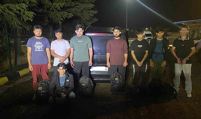 Tekirdağ'da göçmen kaçakçılığı operasyonunda 7 düzensiz göçmen yakalandı
