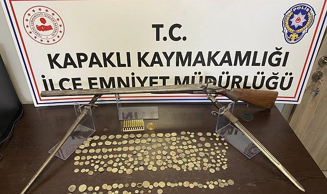 Tekirdağ'da tarihi eser operasyonu