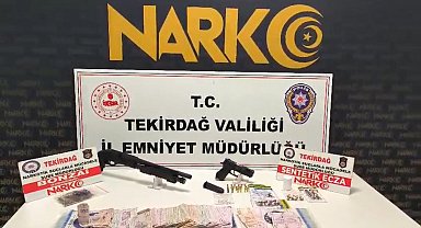 Tekirdağ'da uyuşturucu operasyonu 10 kişi tutuklandı