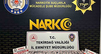 Tekirdağ'da uyuşturucu operasyonunda 3 kişi tutuklandı