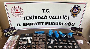 Tekirdağ'da uyuşturucu operasyonunda 3 kişi tutuklandı
