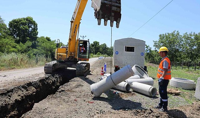 Tekkeköy'e yeni atık su hattı