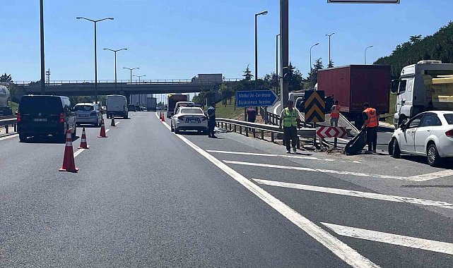 TEM Otoyolu'nda araçla motosiklet kaza yaptı: 1 ölü