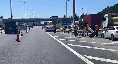 TEM Otoyolu'nda araçla motosiklet kaza yaptı: 1 ölü