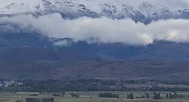 Temmuz'da kar sürprizi: Bayburt'un Soğanlı Dağı'na kar yağdı