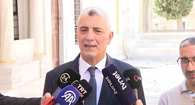 Ticaret Bakanı Ömer Bolat Ayasofya-i Kebir Camii Şerifi'nde düzenlenen mevlit programına katıldı