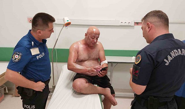 Tır sürücüsü tüpgaz parlaması sonucu yanarak hastanelik oldu