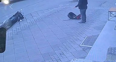 Tırdan fırlayan lastik az kalsın dehşet saçıyordu