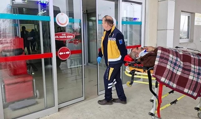 Tırpanla ot biçerken parmağını kopardı