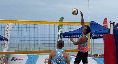 Trabzon'da Uluslararası Plaj Voleybolu heyecanı başladı