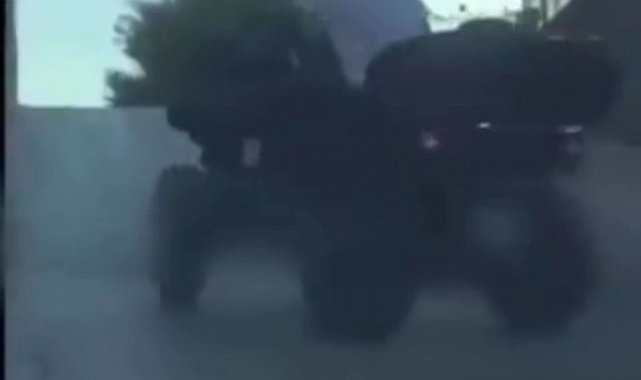 Trafiği tehlikeye atan ATV sürücüsüne 10 bin TL ceza