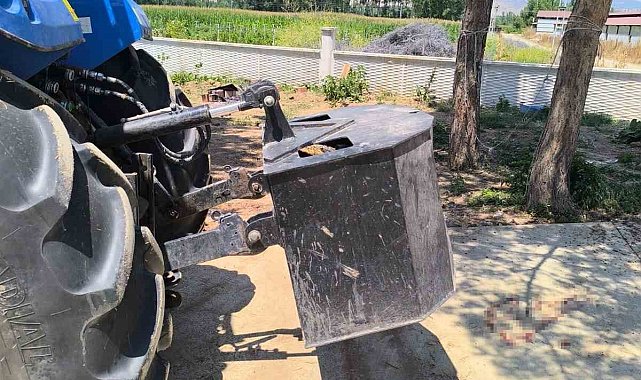 Traktörden düşen 2 yaşındaki çocuk hayatını kaybetti