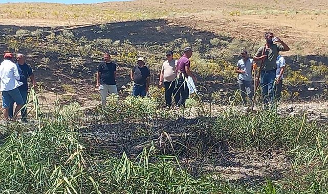 Tunceli'de ekili alanda çıkan yangın, zamanında müdahaleyle söndürüldü