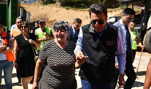 Tunceli'de sıcak asfalt serimine başlandı