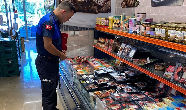Turgutlu Zabıtasından marketlere sıkı denetim