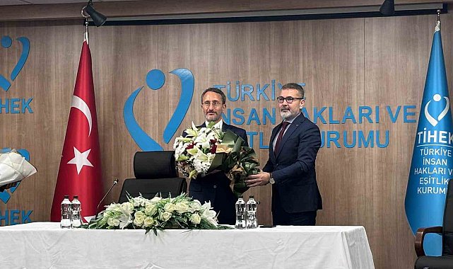 Türkiye İnsan Hakları ve Eşitlik Kurumu'nda devir teslim: Muharrem Kılıç görevi Fahrettin Altun'a devretti