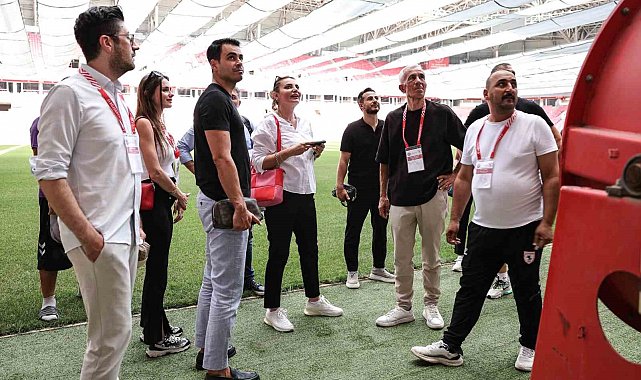 UEFA yetkilileri, Samsunspor'un stadını inceledi